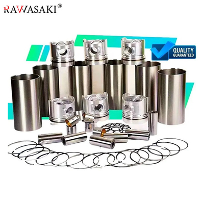 دوسان بیل مکانیکی D1146 D1146T DE08 موتور سیلندر 65.01201-0050 پیستون 65.02501-0507 کیت لاینر