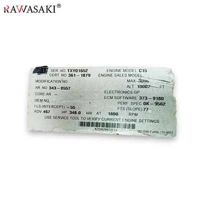 C15 ENGINE ASSY 2888156 موتور بیل مکانیکی Assy برای موتور کاترپیلار C15